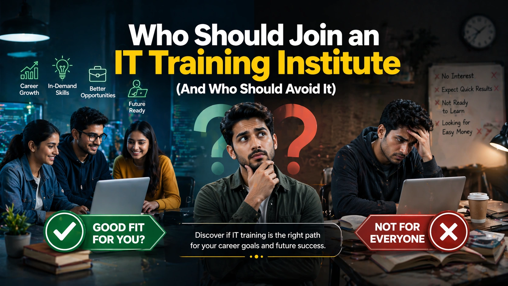 Who Should Join an IT Training Institute (And Who Should Avoid It)